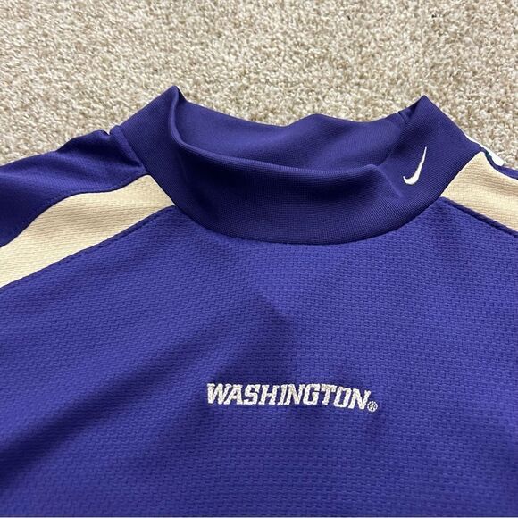 NWT Vintage Nike TEAM Washington Huskies Mock neck Men's XXL - Picture 4 of 4